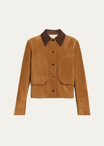 Walters Cropped Suede Jacket