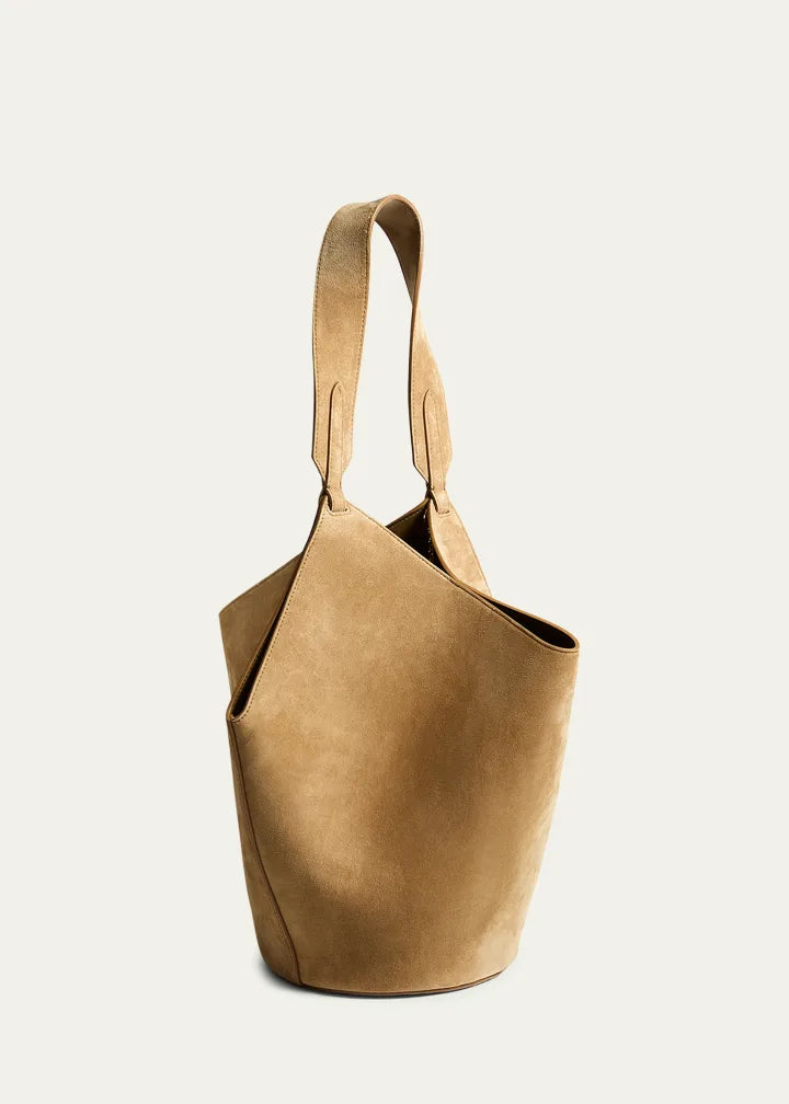 Lotus Small Suede Tote Bag