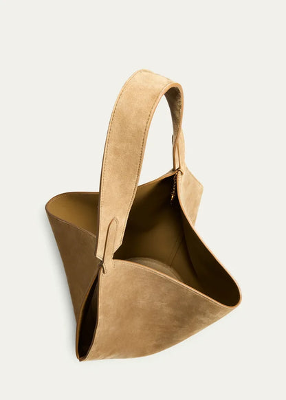 Lotus Small Suede Tote Bag
