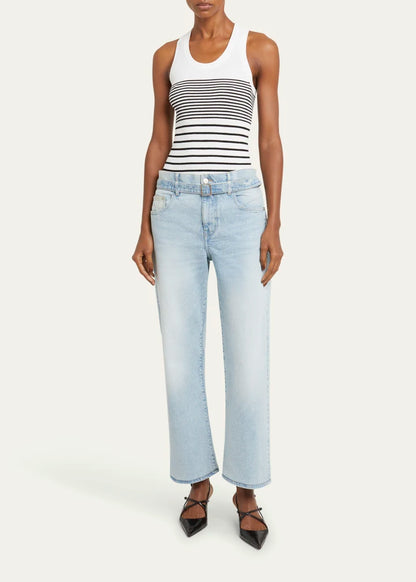 Roberts Stripe Ribbed Matte Tank Top