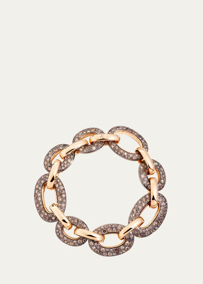 Catene Brown Diamond Link Bracelet