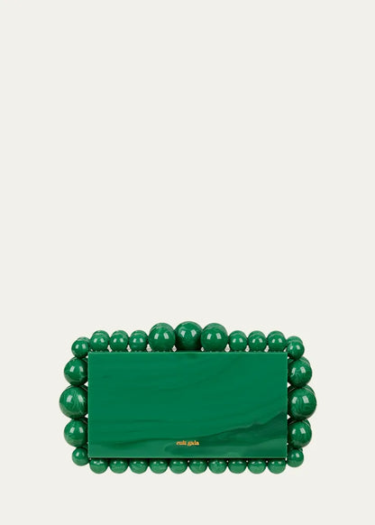Eos Acrylic Beaded Clutch Bag