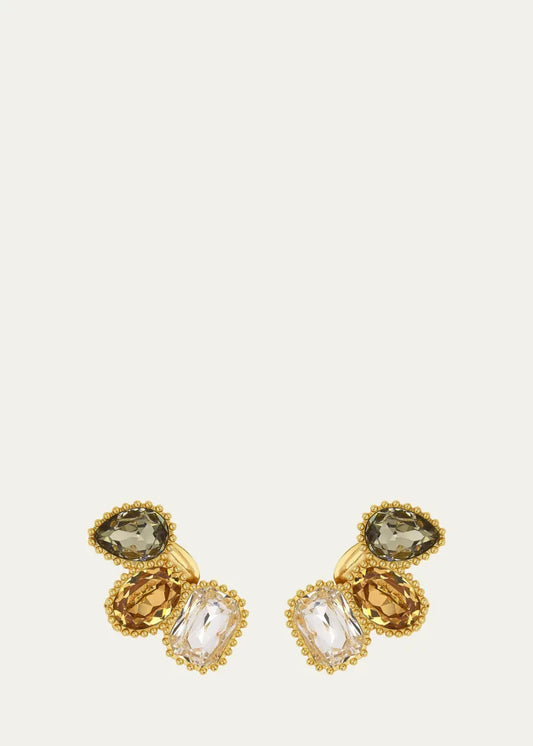 Crystal Climber Earrings