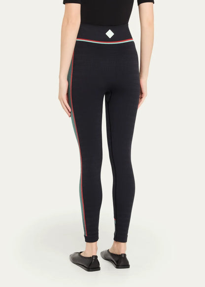Check Jacquard Seamless Leggings