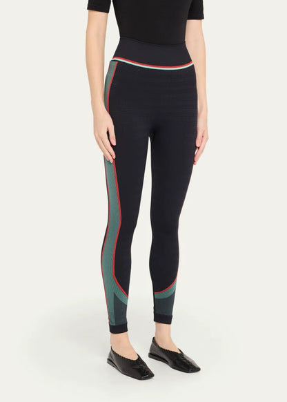 Check Jacquard Seamless Leggings