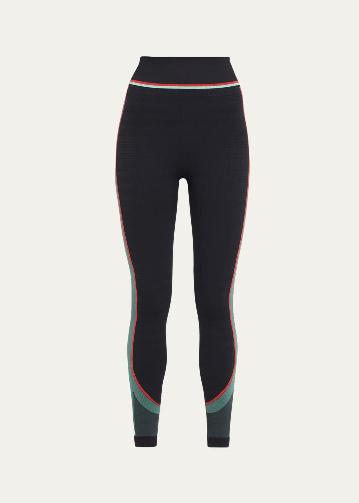 Check Jacquard Seamless Leggings