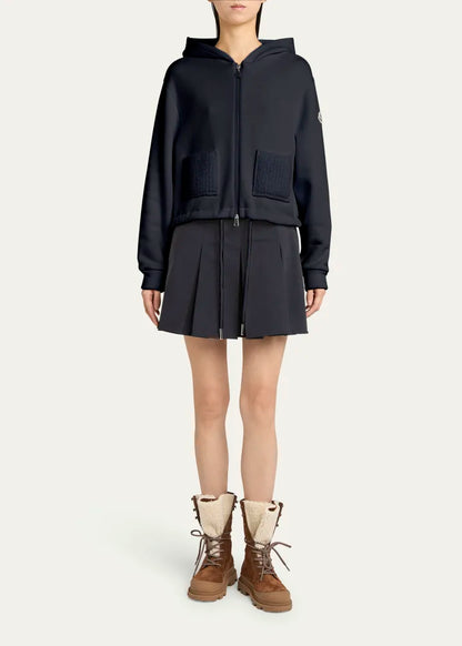 Hooded Zip-Up Cardigan