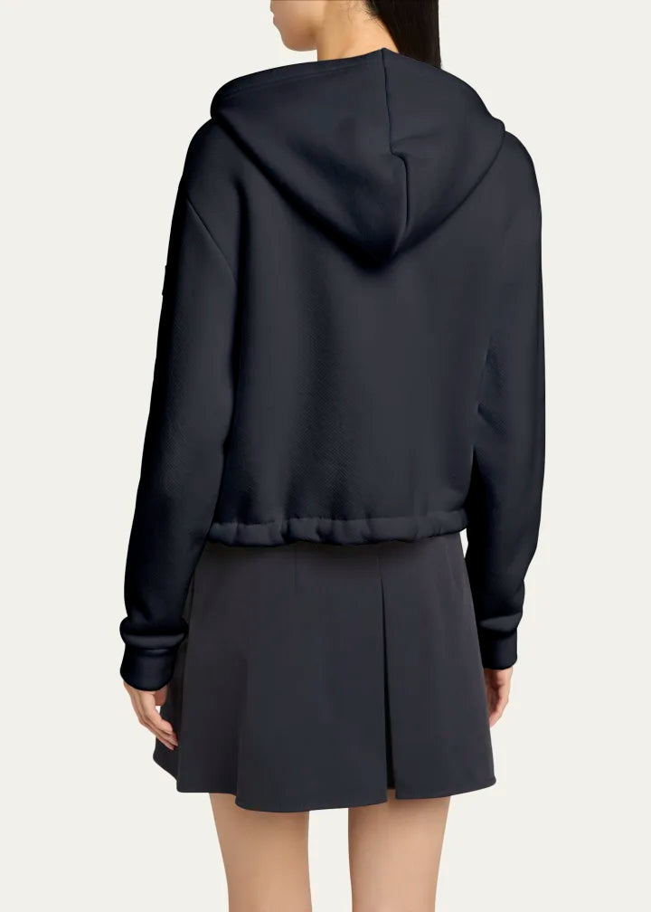 Hooded Zip-Up Cardigan