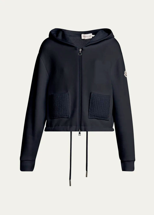 Hooded Zip-Up Cardigan
