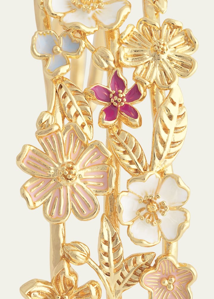 Wildflowers Bangle Bracelet