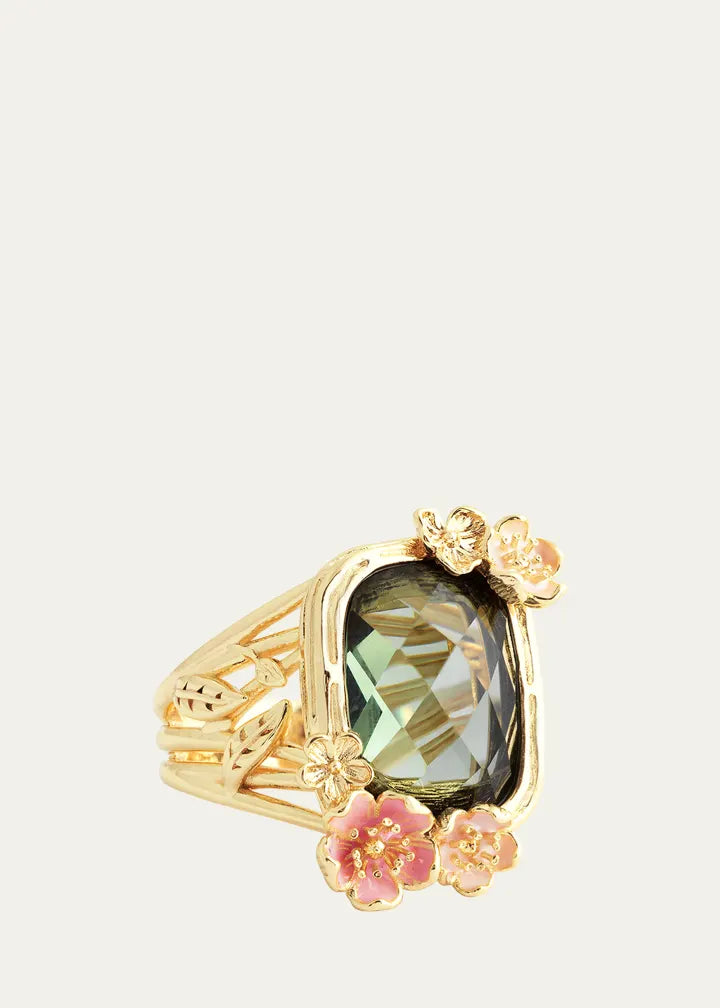 Wildflowers Stone Statement Ring
