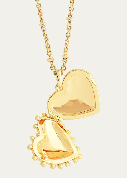 Heart Large Locket Necklace