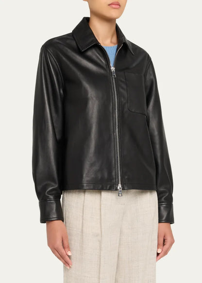Rhea Lambskin Leather Jacket