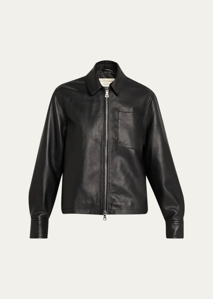 Rhea Lambskin Leather Jacket