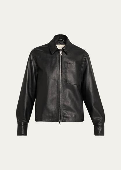 Rhea Lambskin Leather Jacket