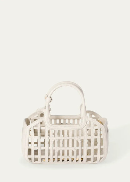 Woven Leather Crossbody Bag