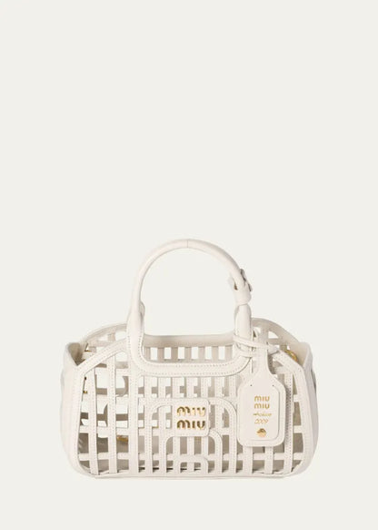 Woven Leather Crossbody Bag