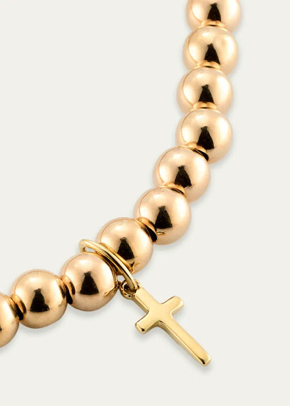 Tiny Pure Cross Charm Bracelet