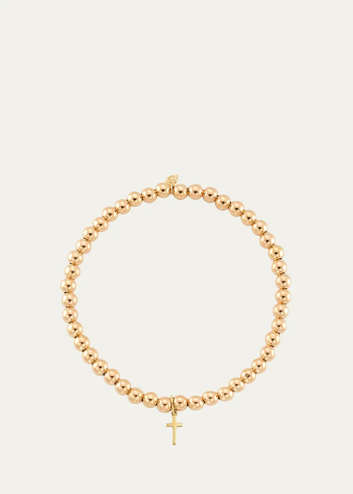 Tiny Pure Cross Charm Bracelet