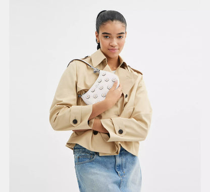 Teri Mini Crossbody Bag With Floral Applique