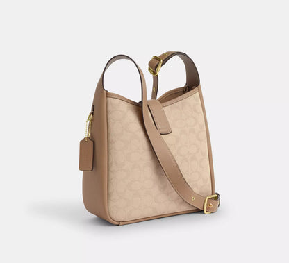 Hadley Convertible Crossbody Bag With Signature Canvas