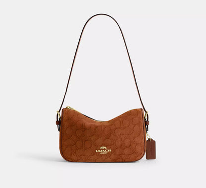 Kailey Shoulder Bag In Signature Suede