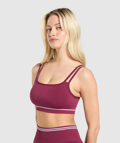 Contrast Seamless Sports Bra