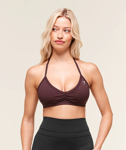 Minimal Halterneck Sports Bra