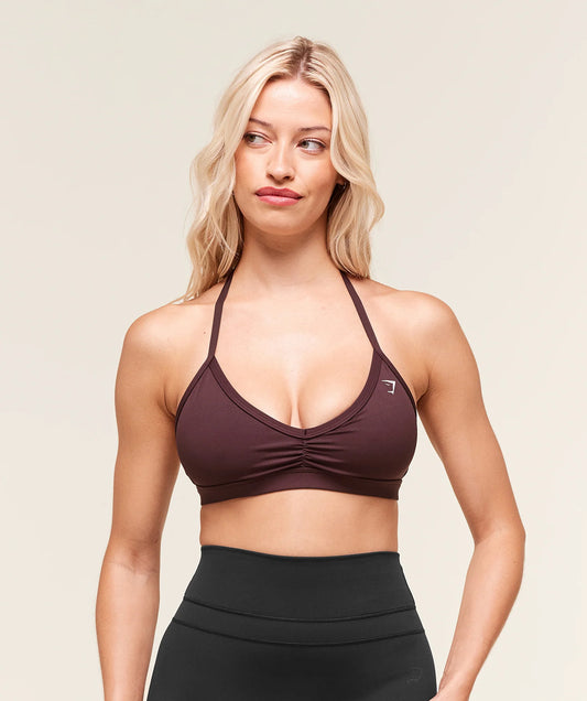 Minimal Halterneck Sports Bra