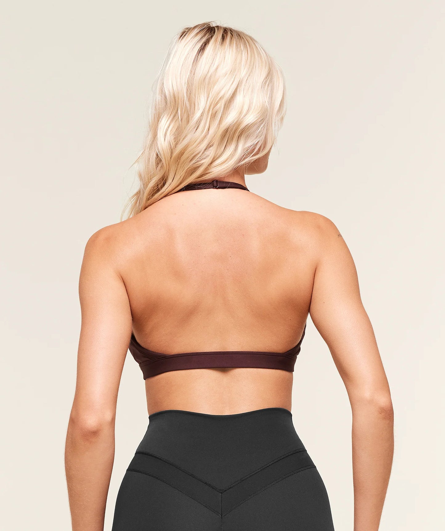 Minimal Halterneck Sports Bra