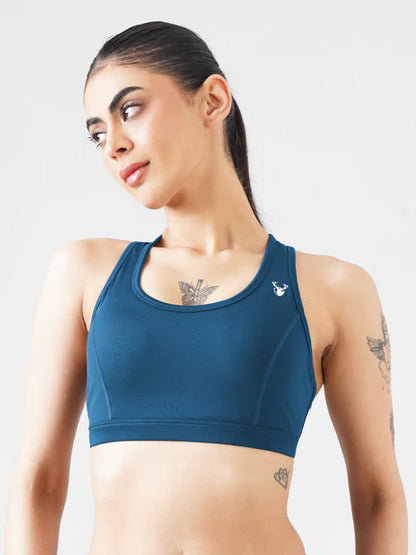 Athletic Non Padded Sports Bra in Brown